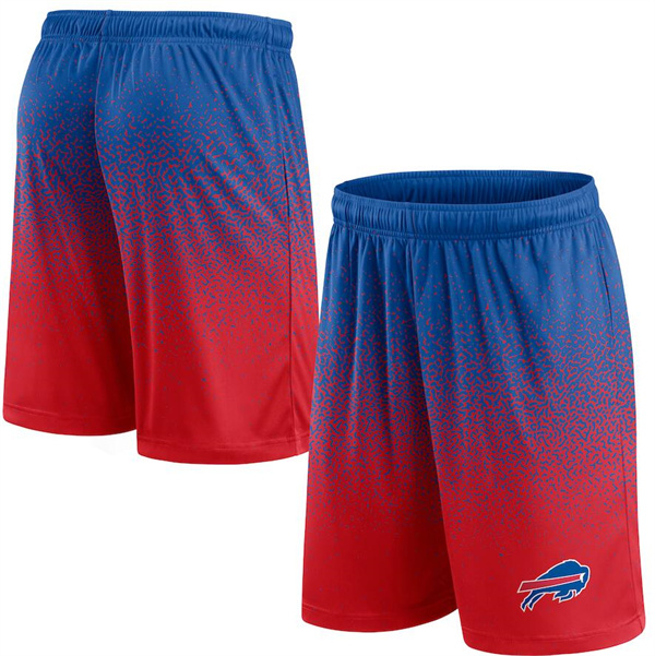 Men's Buffalo Bills Royal/Red Ombre Shorts Men's Buffalo Bills Royal/Red Ombre Shorts